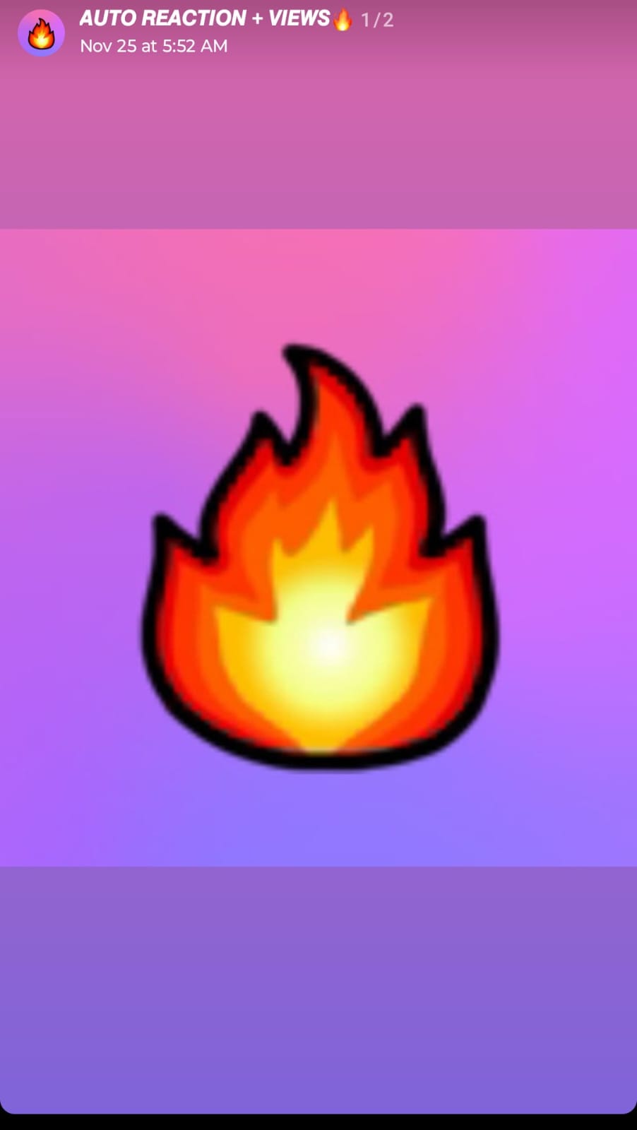 MBot – Auto Reaction and Views promotional post